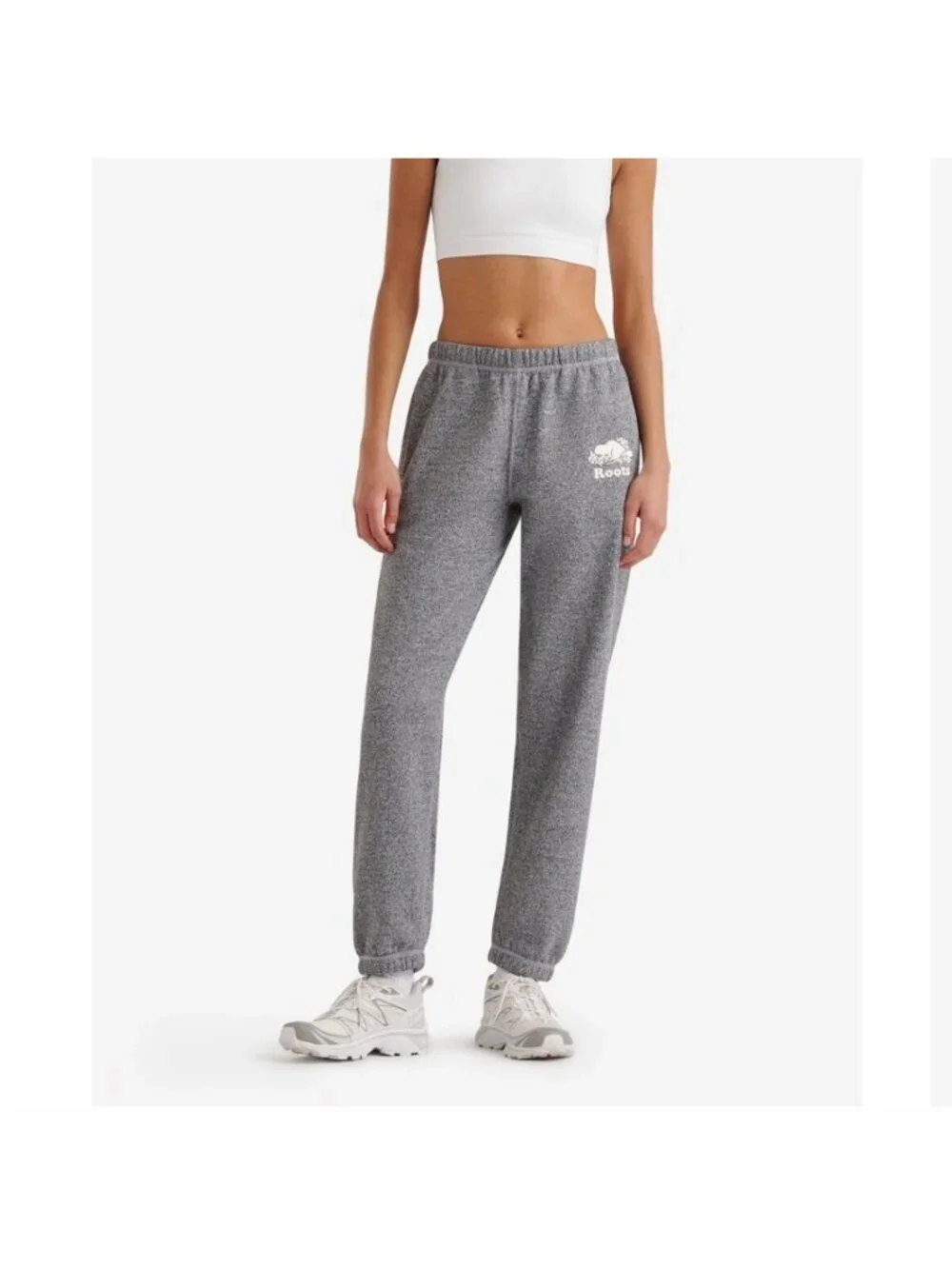 Roots Organic Original Sweatpant Salt And Pepper